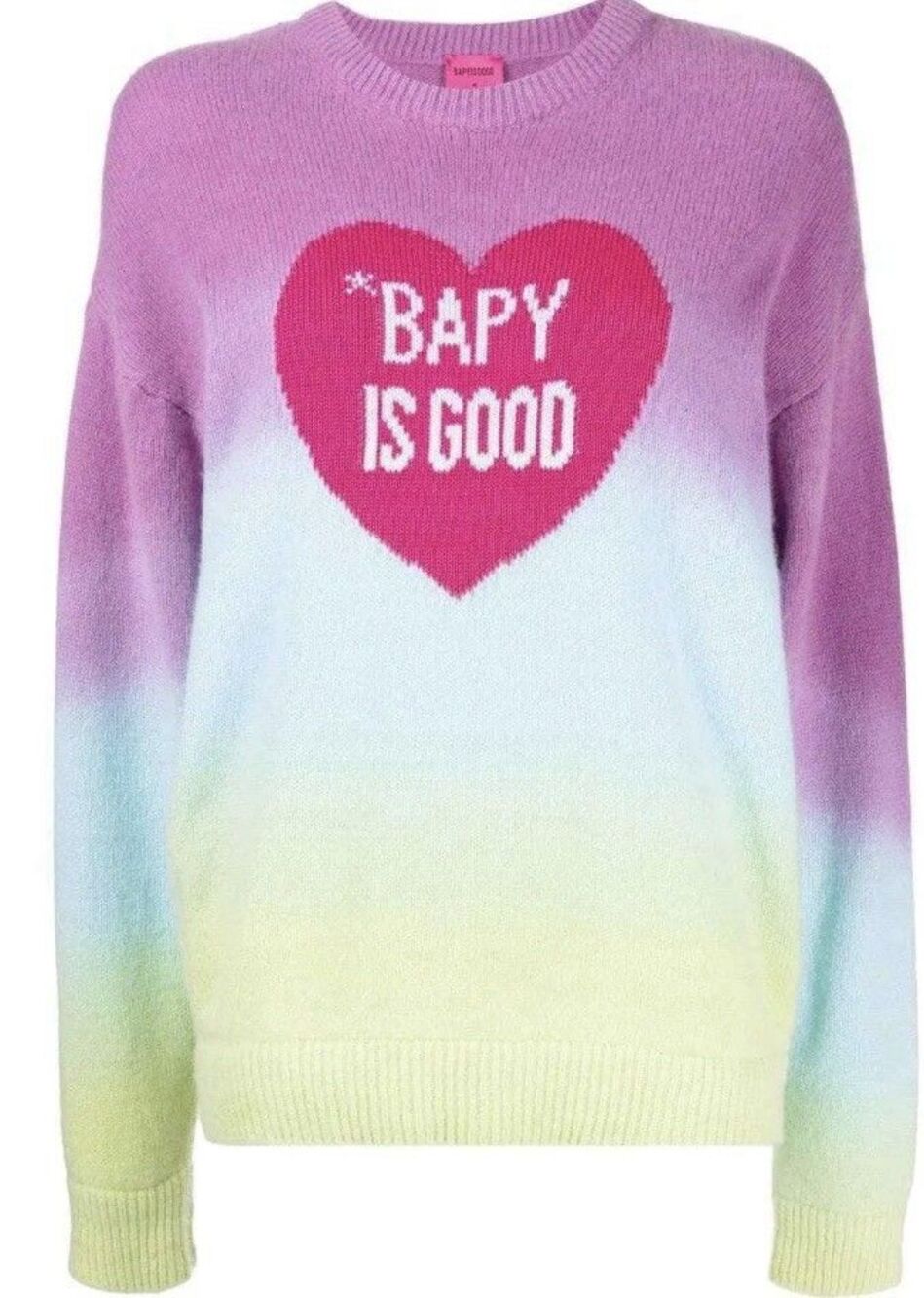 Bapy By Bathing Ape Merino Cashmere Sweater Bapy Is Good XS Retail: $575
